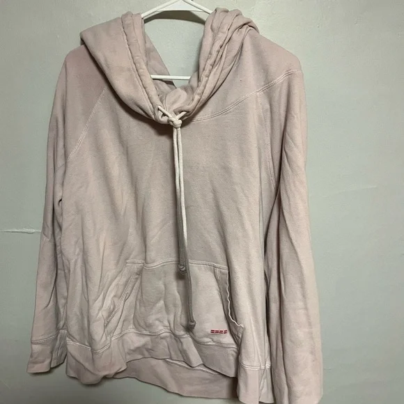 Peace Love World Light Pink Hoodie - Picture 1 of 6